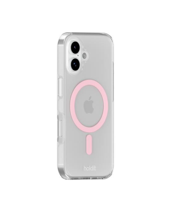 Bild 2, holdit holdit iPhone 17 MagSafe Mobilskal Pink/Transparent
