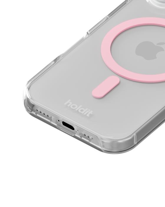 Bild 3, holdit holdit iPhone 17 MagSafe Mobilskal Pink/Transparent