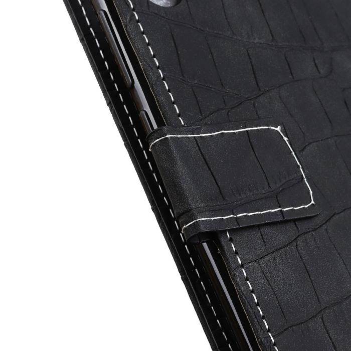 Bild 3,  iPhone 12 Pro Max - Krokodil Textur Fodral - Svart