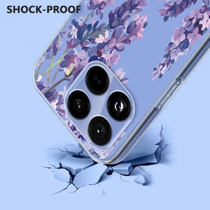 Bild 5,  Xiaomi 17T Skal TPU Blommor Blåregn
