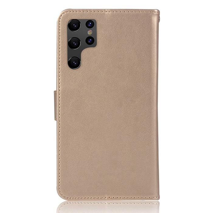 Bild 3,  Samsung Galaxy S22 Ultra Fodral Owl Dreamcatcher Guld