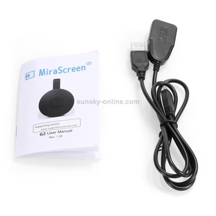 Bild 3,  MiraCast WiFi AirPlay 1080p HD HDMI-Mottagare Svart