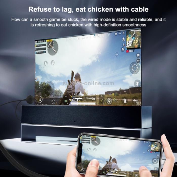 Bild 5,  MiraCast WiFi AirPlay 1080p HD HDMI-Mottagare Svart