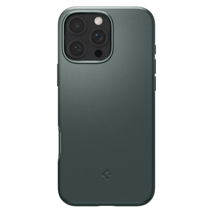 Bild 2, Spigen Spigen iPhone 16 Pro Max Skal MagSafe Mag Thin Fit Abyss Green