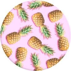 PopSockets PopSockets Basic Grip Med St&auml;llfunktion Pineapple Palooza