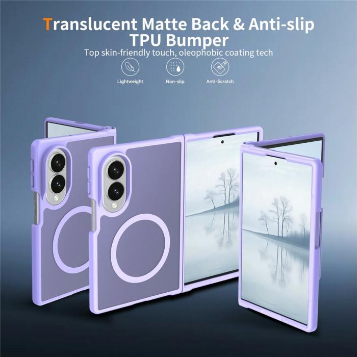 Bild 2,  Samsung Galaxy Z Fold 8 Skal MagSafe TPU Lila