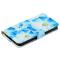  Samsung Galaxy S25 FE Fodral Med Tryck Blå Blommor
