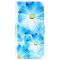  Samsung Galaxy S25 FE Fodral Med Tryck Blå Blommor