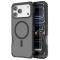  iPhone 17 Pro Max Skal MagSafe Shockproof Hybrid Svart