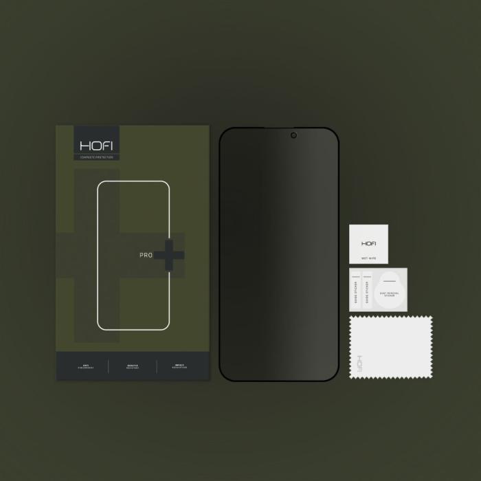 Bild 5, HOFI HOFI iPhone 14 Pro Skärmskydd Anti Spy Pro+ Härdat Glas Privacy