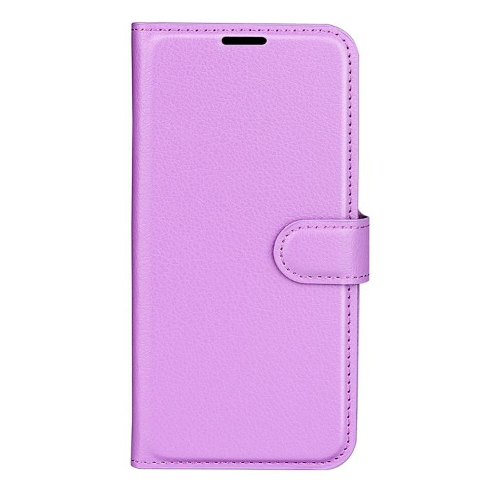 Bild 5,  Samsung Galaxy A55 5G Fodral Litchi Läder Lila
