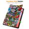  Samsung Galaxy Tab S10 Lite Fodral Tri-Fold Graffiti