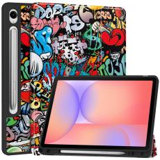  Samsung Galaxy Tab S10 Lite Fodral Tri-Fold Graffiti