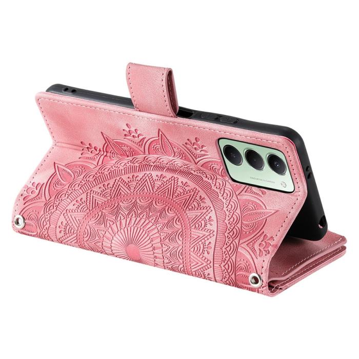 Bild 4,  Xiaomi Redmi 15 Fodral Mandala Läder Roséguld
