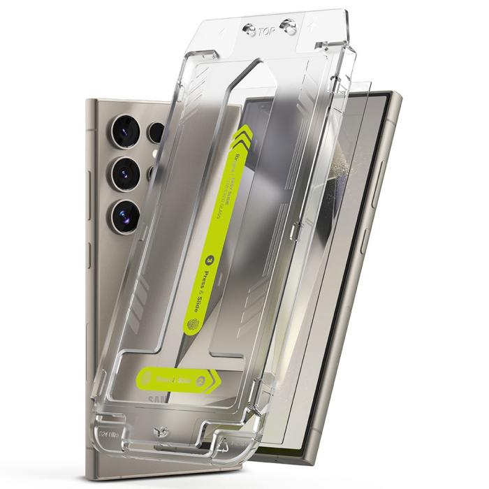Bild 2, Ringke Ringke Galaxy S24 Ultra 2-PACK Easy Slide Skärmskydd Härdat Glas