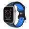 ColorPop Sportarmband Dual-Color Apple Watch 42/41/40/38 mm (S/M) Svart/Blå