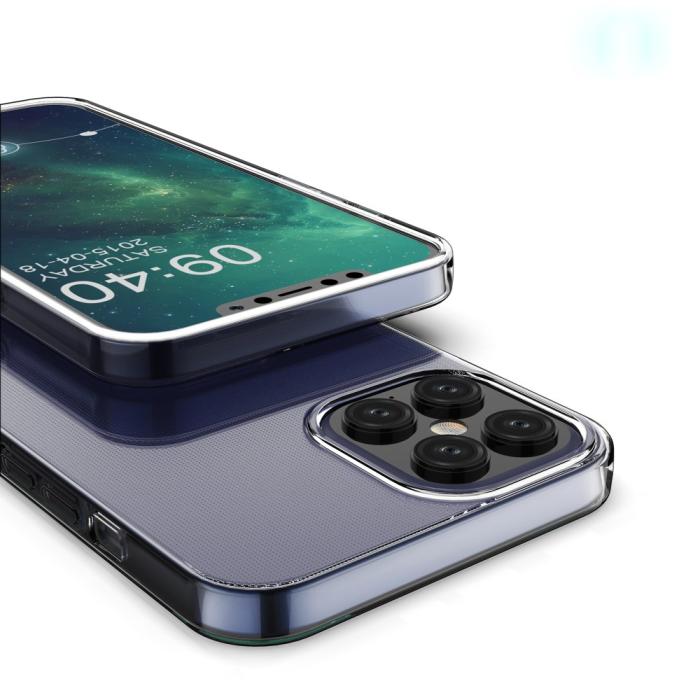 Bild 5,  iPhone 12 Pro Max - Transparent TPU Skal