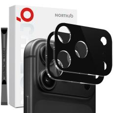 NORTHJO NORTHJO iPhone 18 Pro 2-PACK Linsskydd Svart