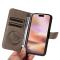 iPhone 16 Plus Fodral Med Fjäril Tryck Grå