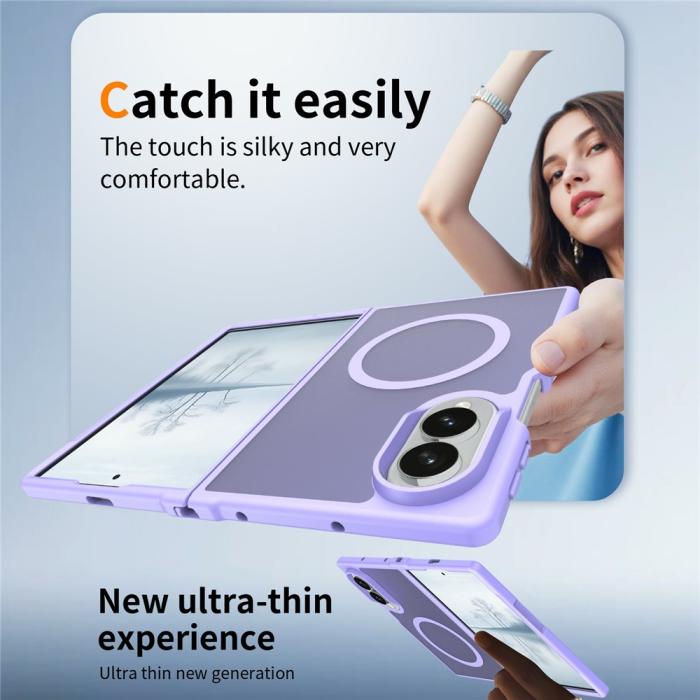 Bild 5,  Samsung Galaxy Z Fold 8 Skal MagSafe TPU Lila