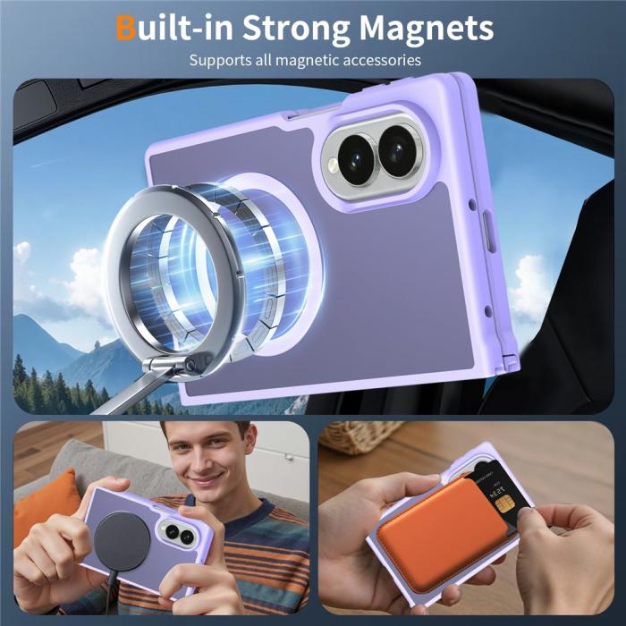 Bild 6,  Samsung Galaxy Z Fold 8 Skal MagSafe TPU Lila