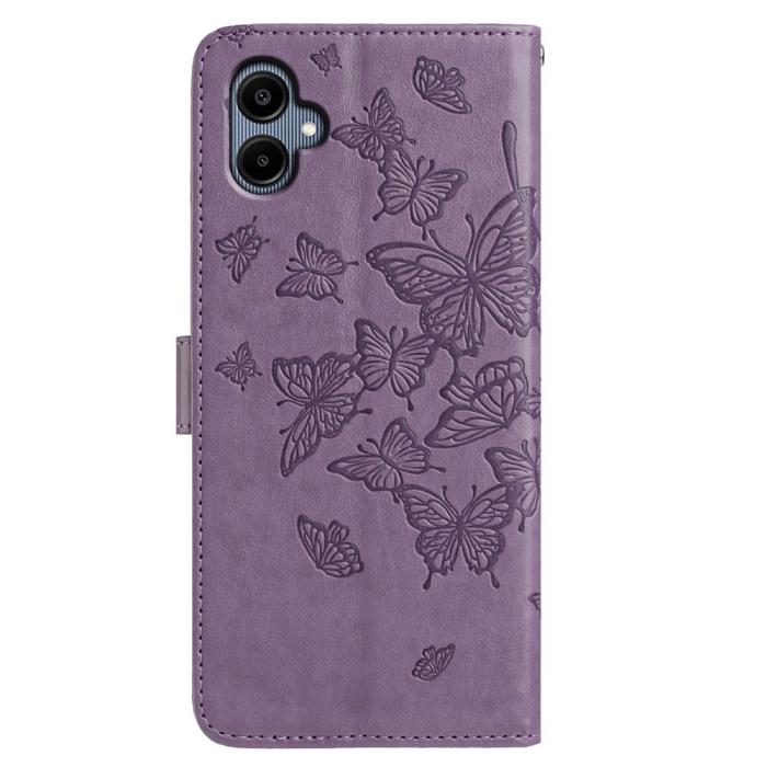 Bild 5,  Samsung Galaxy A07 Fodral Med Fjäril Tryck Lila