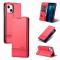 AZNS AZNS iPhone 14 Fodral Flip Läder Röd