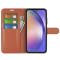  Samsung Galaxy A55 5G Fodral Litchi Läder Brun