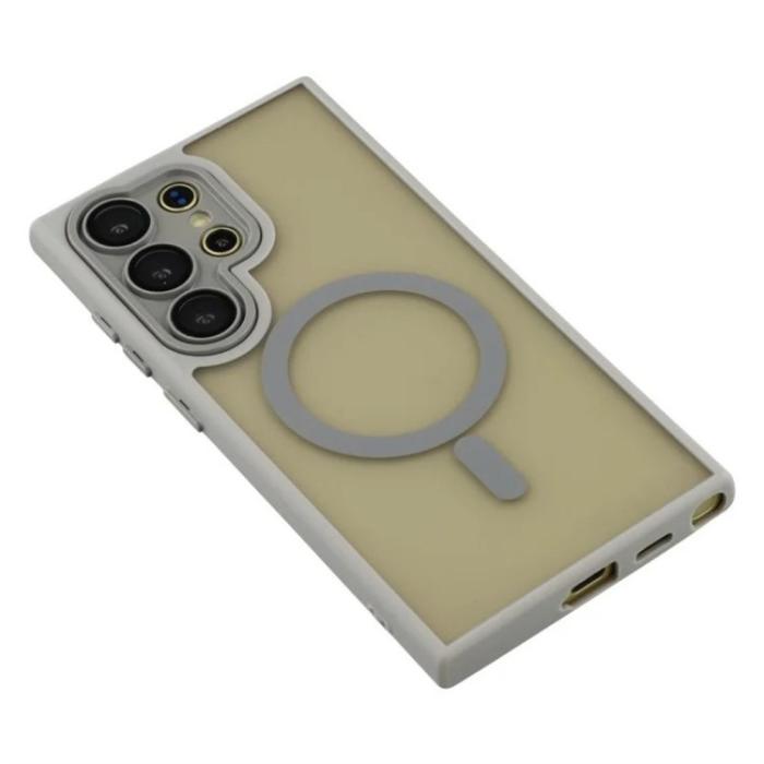 Bild 4, WANLONFENG WANLONFENG Galaxy S26 Ultra Skal MagSafe Shockproof Grå