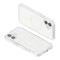  iPhone 17 Skal MagSafe Hybrid Glitter Vit