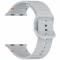  Apple Watch 42/44/45/46/49 mm Armband Silikon Wave Grå