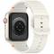  Apple Watch 42/44/45/46/49 mm Armband Silikon Wave Off White