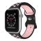 ColorPop Sportarmband Dual-Color Apple Watch 42/41/40/38 mm (S/M) Svart/Rosa
