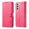 LC.IMEEKE Samsung Galaxy S21 Plus - LC.IMEEKE Läder Fodral - Rosa/Röd