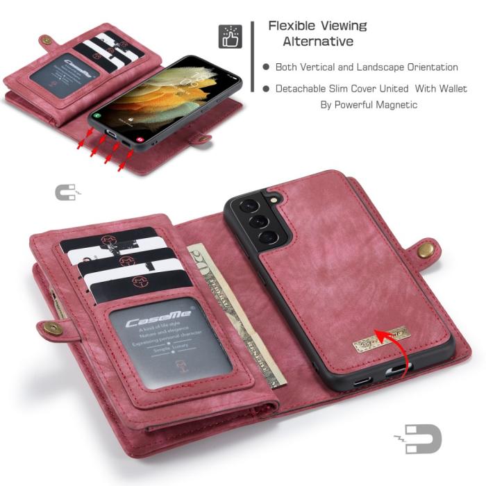 Bild 5, CASEME Samsung Galaxy S21 Plus - CASEME 2-i-1 Multifunkti
