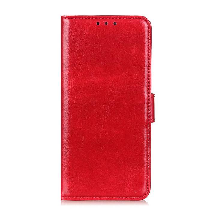 Bild 5,  Xiaomi 17T Fodral Crazy Horse Läder Röd