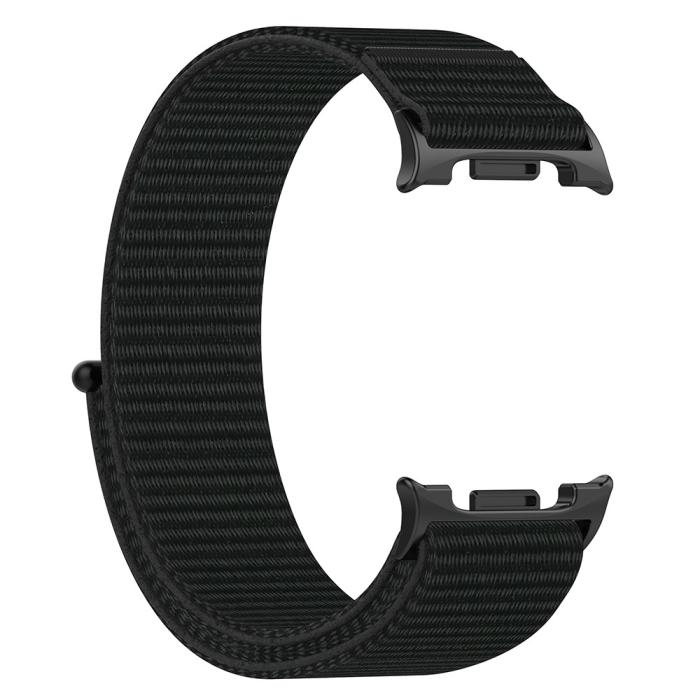 Bild 2,  Galaxy Watch 8 46/44/40 mm Armband Nylon Loop Svart