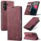 CASEME CASEME Galaxy A16/A26 5G Fodral Flip Retro Läder Röd