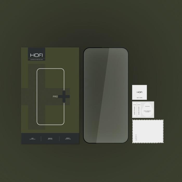 Bild 4, HOFI HOFI iPhone 15 Skärmskydd Pro+ Härdat Glas Svart