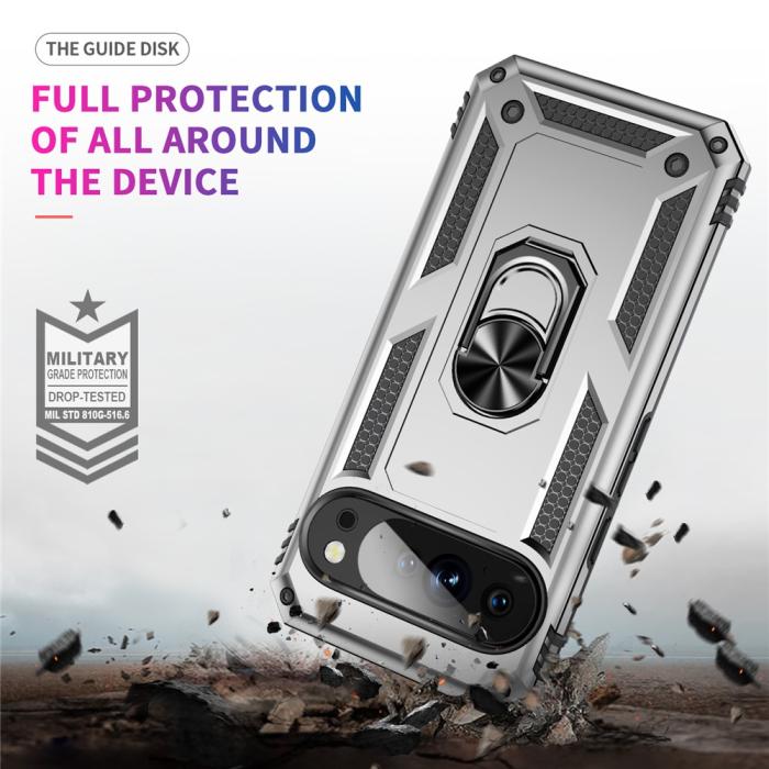 Bild 6,  Google Pixel 11 / 11 Pro Skal Hybrid Kickstand Silver