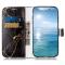  Samsung Galaxy S25 FE Fodral Med Tryck Svart Marmor