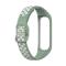  Samsung Galaxy Fit 2 SM-R220 Armband Ihåligt Silikon Grön/Vit
