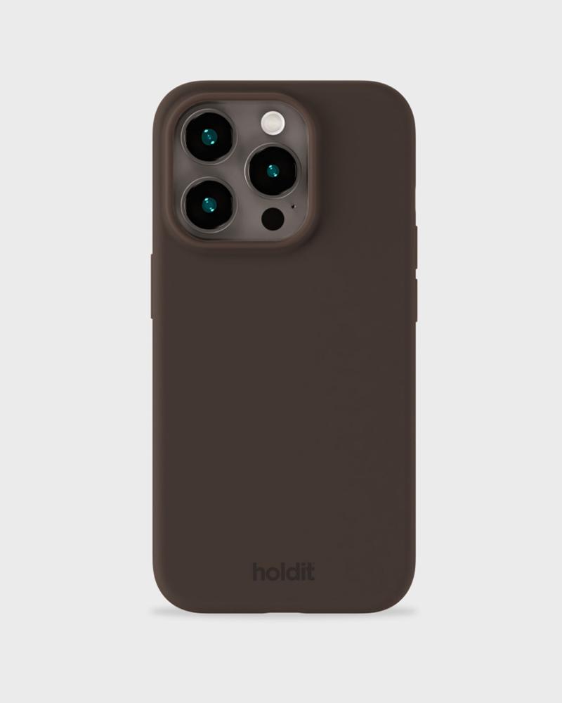 holdit holdit iPhone 15 Pro Mobilskal Silikon Chocolate
