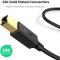 UGREEN UGREEN 5m USB-A - USB-B 2.0 Kabel Svart