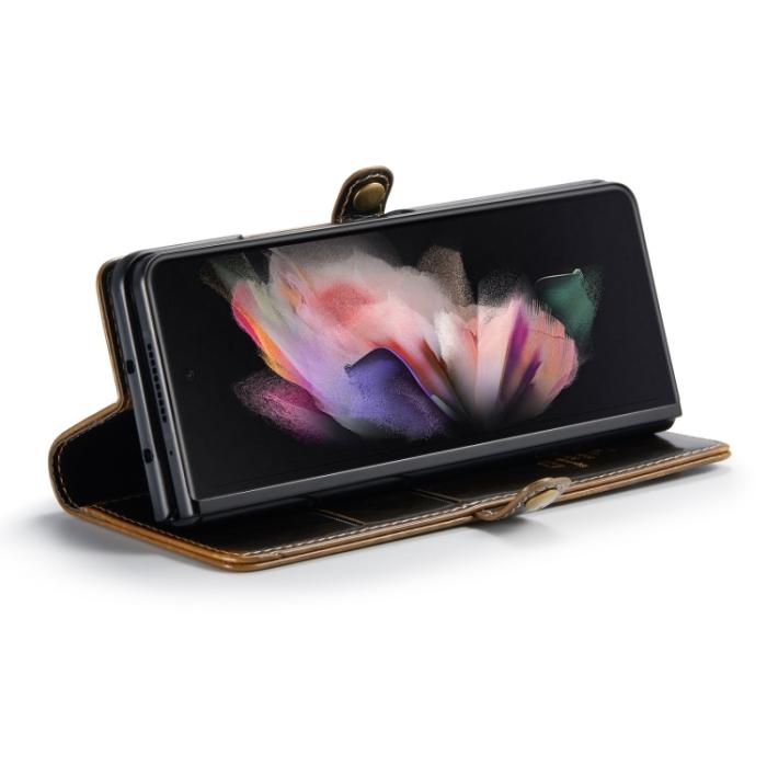 Bild 4, CASEME CASEME Galaxy Z Fold 3 Fodral Oil Wax Brun
