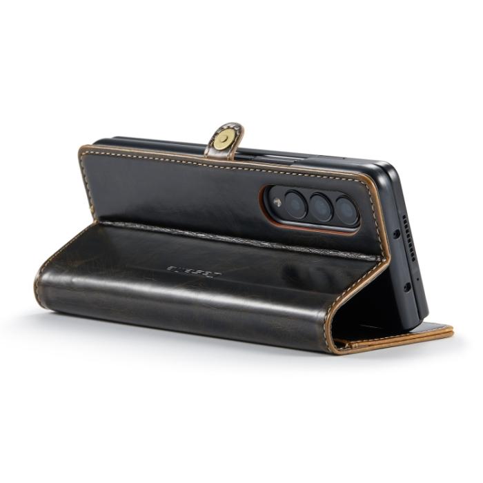 Bild 5, CASEME CASEME Galaxy Z Fold 3 Fodral Oil Wax Brun