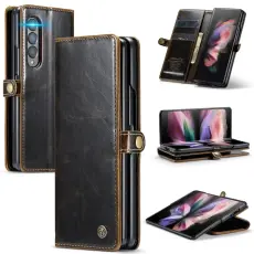 CASEME CASEME Galaxy Z Fold 3 Fodral Oil Wax Brun