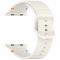  Apple Watch 42/44/45/46/49 mm Armband Silikon Wave Off White