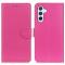 Samsung Galaxy S24 FE Fodral Litchi Läder Rosa