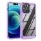  iPhone 15 Pro Skal Shockproof Armor Hybrid Lila